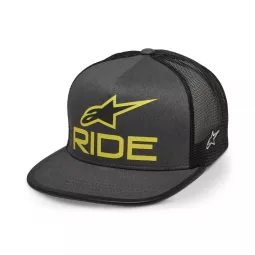 Alpinestars Ride 4.0 Trucker hat - Charcoal/Black/Lime