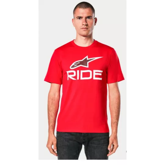 Alpinestars Ride 4.0 CSF – T-Shirt (červené) | kasitro.live