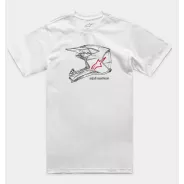 Alpinestars MX Helmet – T-Shirt (bílé) | kasitro.live