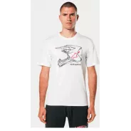 Alpinestars MX Helmet – T-Shirt (bílé) | kasitro.live