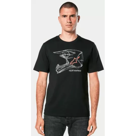 Alpinestars MX Helmet CSF Tričko černé | kasitro.live