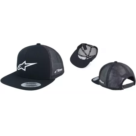 Alpinestars 3D Ageless Trucker kšiltovka - black white