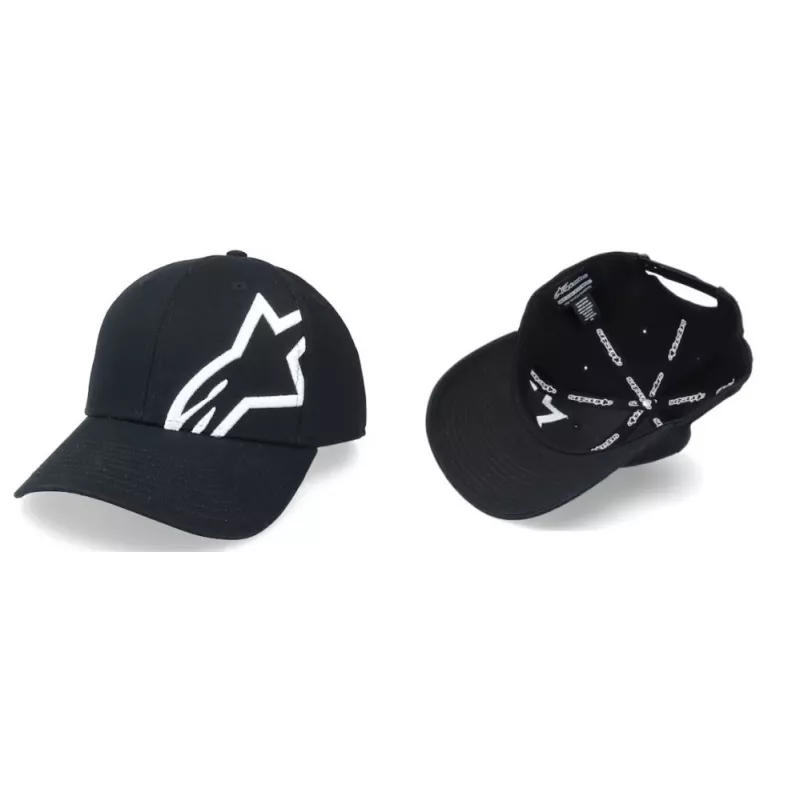 Alpinestars CorpSnap 2 – Cap (rpsnap2_blkwht) | kasitro.live