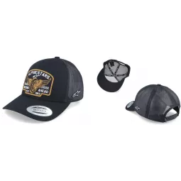 Alpinestars Heritage Patch Trucker hat - Black/Black