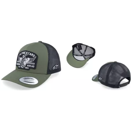 Alpinestars Heritage Patch Trucker kšiltovka - Military/Black