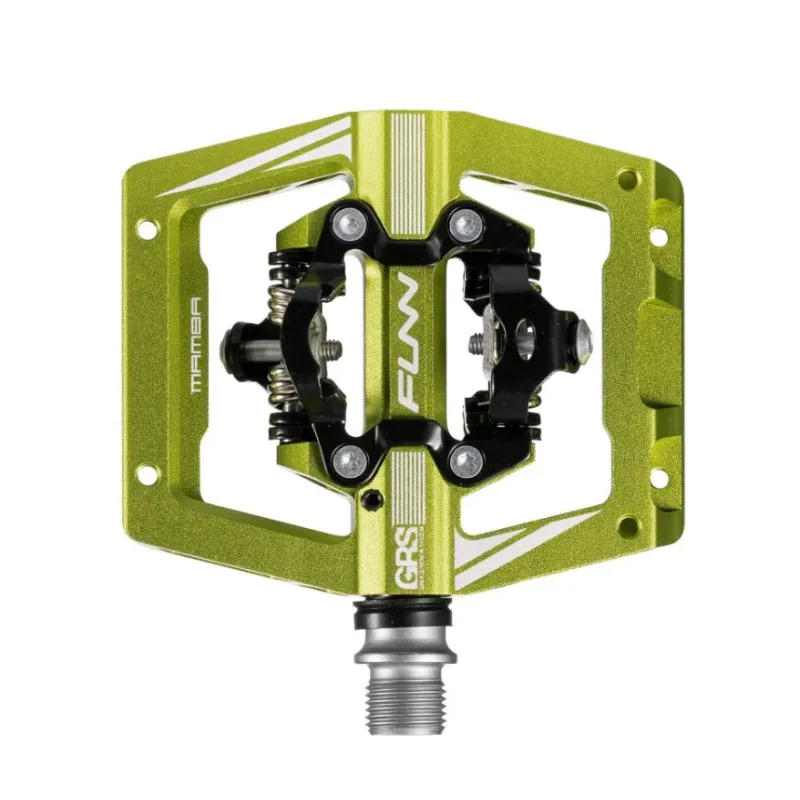 FUNN Mamba S (small) Double side SPD - GRS pedals green | kasitro.live