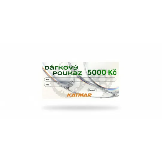 Dárkový poukaz Katmar 5000 Kč | kasitro.live