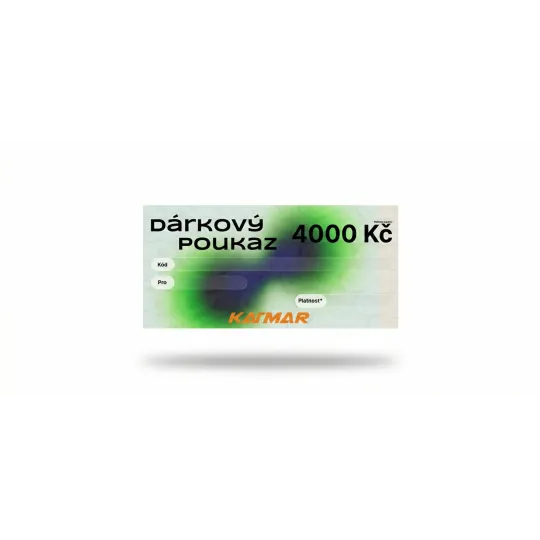 Gift Voucher Katmar - 4000 CZK