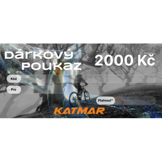 Dárkový poukaz Katmar 2000 Kč | kasitro.live
