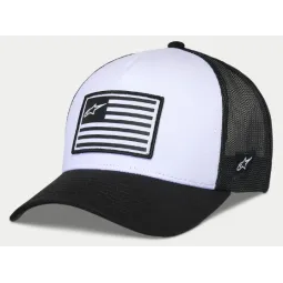 Alpinestars FLAG Snapback hat White/Black