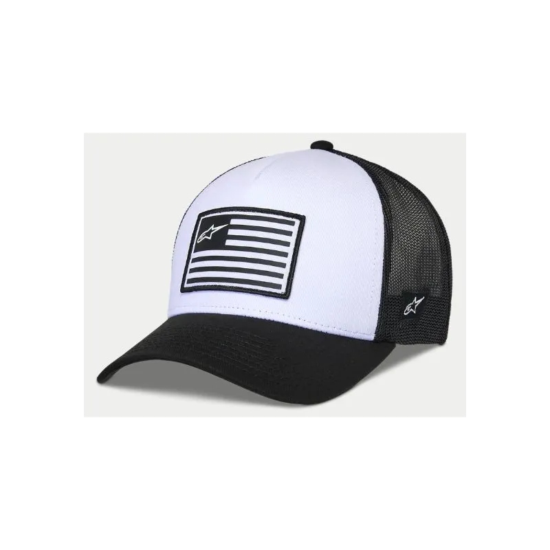 Alpinestars FLAG – Cap (t_Flag_wht_Blk) | kasitro.live