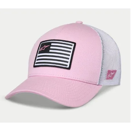 ALPINESTARS FLAG Snapback hat – trucker cap (pink) | kasitro.live