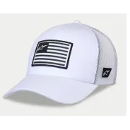 ALPINESTARS FLAG Snapback hat – trucker čepice (bílá) | kasitro.live