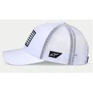 ALPINESTARS FLAG Snapback hat – trucker čepice (bílá) | kasitro.live