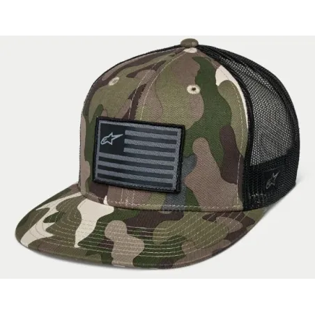 ALPINESTARS FLAG Snapback hat – trucker čepice (Flat) | kasitro.live