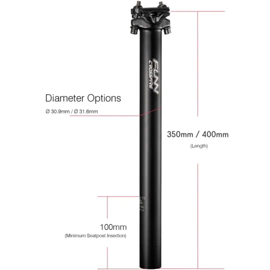 Funn Crossfire 31,6 mm – Standard Seatpost | kasitro.live