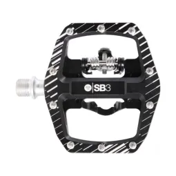 SB3 Kroma Semi automatic pedals  (1-side clipless) black
