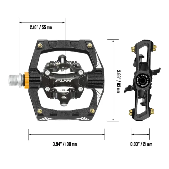 Funn Ripper - černé – SPD Pedals | kasitro.live