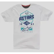 Alpinestars HEX Tech Tee Ride Dry - White Blue Stratos | kasitro.live