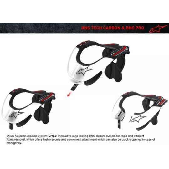Alpinestars BNS TECH Carbon - Bionic Neck Support Pro