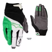 Alpinestars MOAB rukavice Bright Green White | kasitro.live