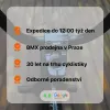 SD BMX - řidítka bikros Alu 4,5" - černá