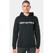 Alpinestars Linear Wordmark v3 mikina černo/bílo/červená | kasitro.live
