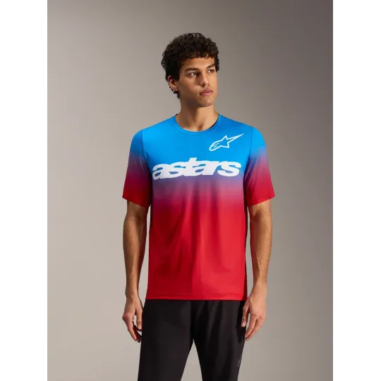 Alpinestars A-Dura Astars 2.0 Jersey Bright Red/Blue | kasitro.live