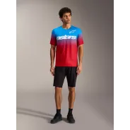 Alpinestars A-Dura Astars 2.0 Jersey Bright Red/Blue | kasitro.live