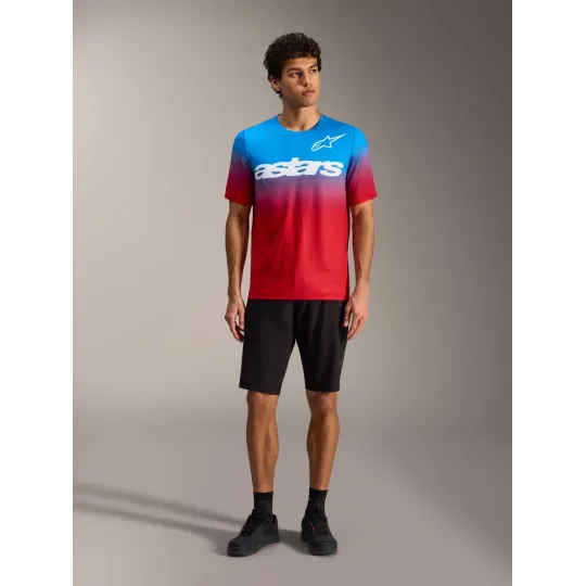 Alpinestars A-Dura Astars 2.0 Jersey Bright Red/Blue | kasitro.live