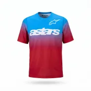 Alpinestars A-Dura Astars 2.0 Jersey Bright Red/Blue | kasitro.live