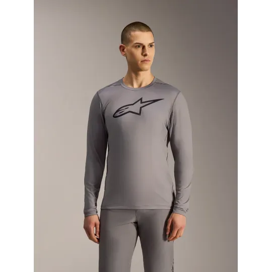 Alpinestars A-Dura Ride Jersey Gray Long Sleeve | kasitro.live