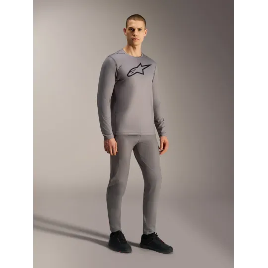 Alpinestars A-Dura Ride Jersey Gray Long Sleeve | kasitro.live