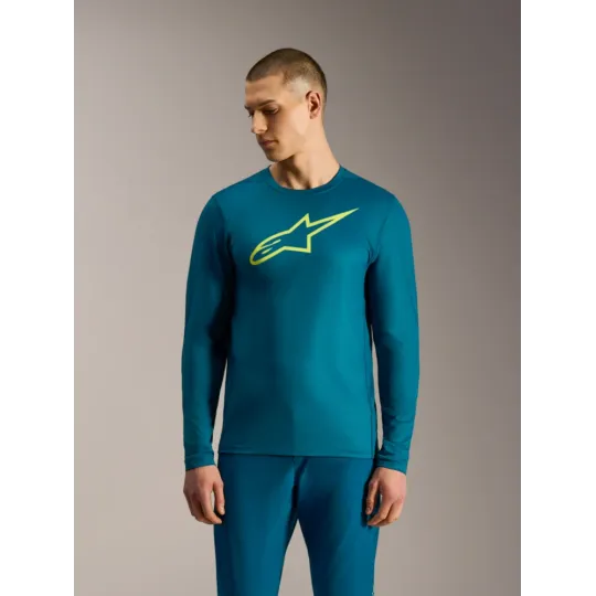 Alpinestars A-Dura Ride – modrý MTB dres, camo potisk | kasitro.live