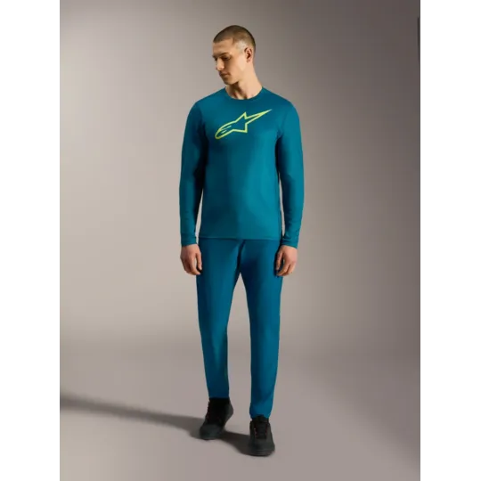 Alpinestars A-Dura Ride – modrý MTB dres, camo potisk | kasitro.live