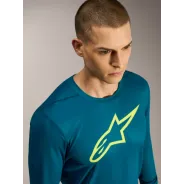 Alpinestars A-Dura Ride – modrý MTB dres, camo potisk | kasitro.live