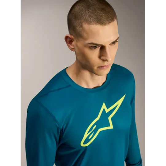 Alpinestars A-Dura Ride – modrý MTB dres, camo potisk | kasitro.live
