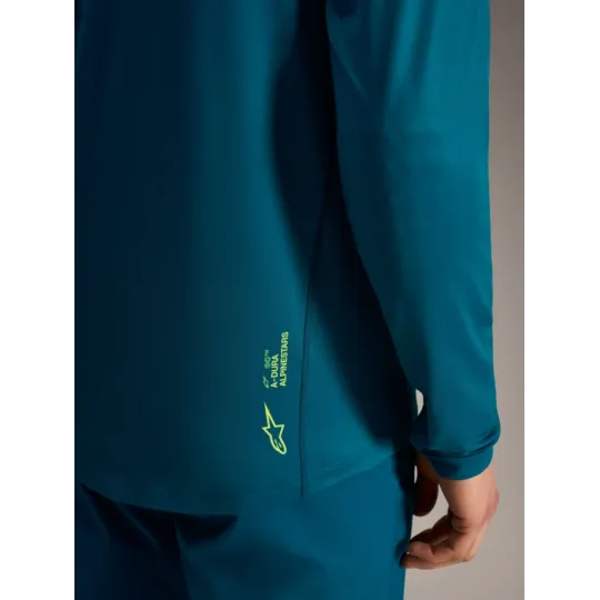 Alpinestars A-Dura Ride – modrý MTB dres, camo potisk | kasitro.live