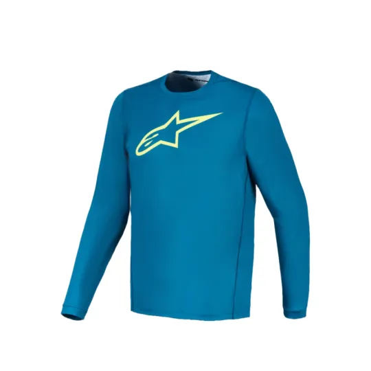 Alpinestars A-Dura Ride – modrý MTB dres, camo potisk | kasitro.live