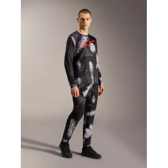 Alpinestars A-Dura Ride – MTB dres Colorwash, červené logo | kasitro.live