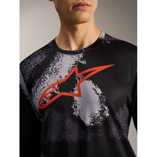 Alpinestars A-Dura Ride – MTB dres Colorwash, červené logo | kasitro.live