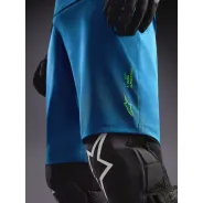 Alpinestars A-Dura Ride Blue/Green – MTB kraťasy | kasitro.live
