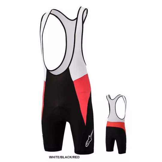 Alpinestars Nemesis BIB shorts White/Black/Red | kasitro.live