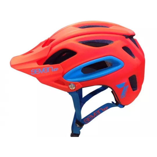 7idp - SEVEN (by Royal) helmet M2 Matt Neon Red / Neon Blue | kasitro.live