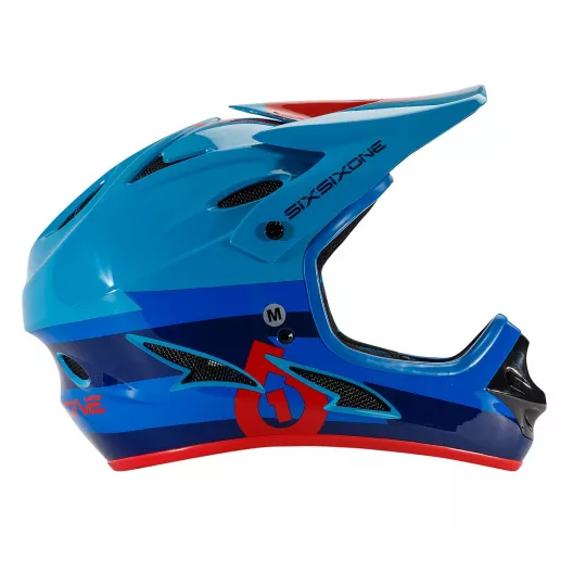 661 - SixSixOne Comp II – Full-Face Helmet (Blue) | kasitro.live