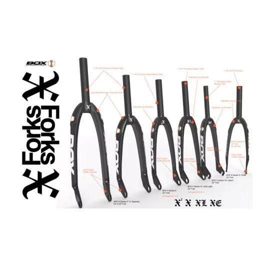 Box One XL Carbon racing fork - 1-1/8" /20"x10mm