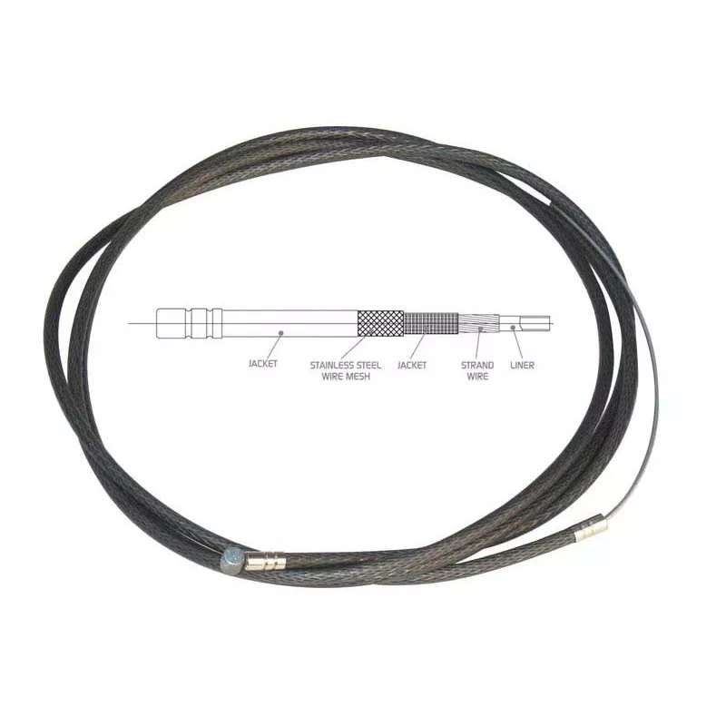 Gusset XL linear cable – Cable And Housing (smoke) | kasitro.live