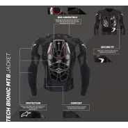 Alpinestars Bionic Tech MTB Jacket - krunýř BNS kompatibilní S | kasitro.live