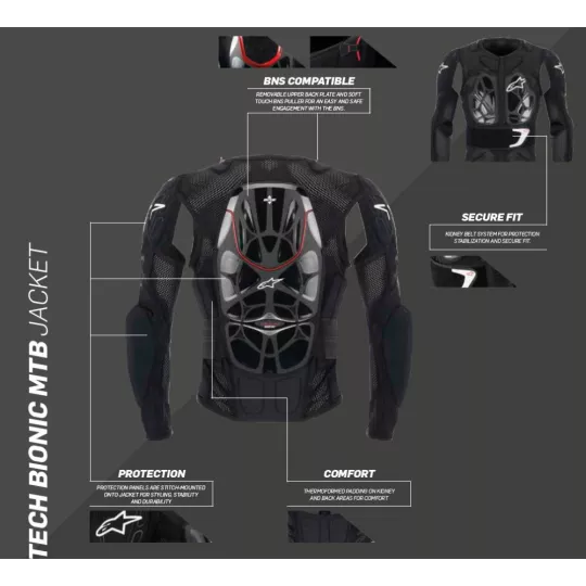 Alpinestars Bionic Tech MTB – Body Armour Jacket | kasitro.live