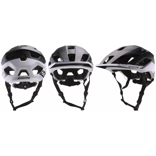661 - SixSixOne Evo AM – Enduro/All-Mountain Helmet (t_evoAM_blkwht) | kasitro.live